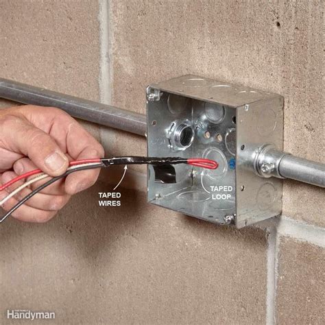 can i install conduit through stud into electrical outlet box|electrical outlet box for drywall.